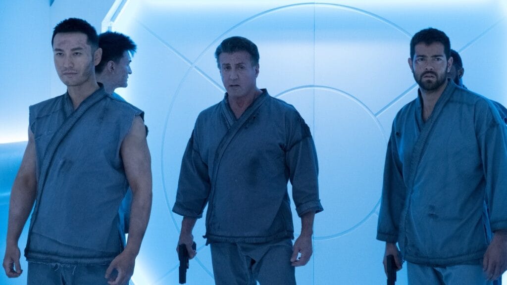 A shot from Escape Plan 2