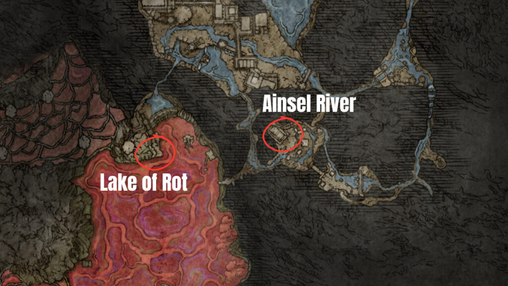 elden ring map ainsel river