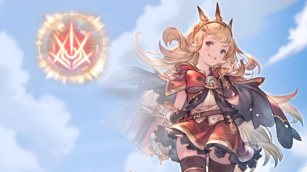 A character and Sigil from Granblue Fantasy: Relink