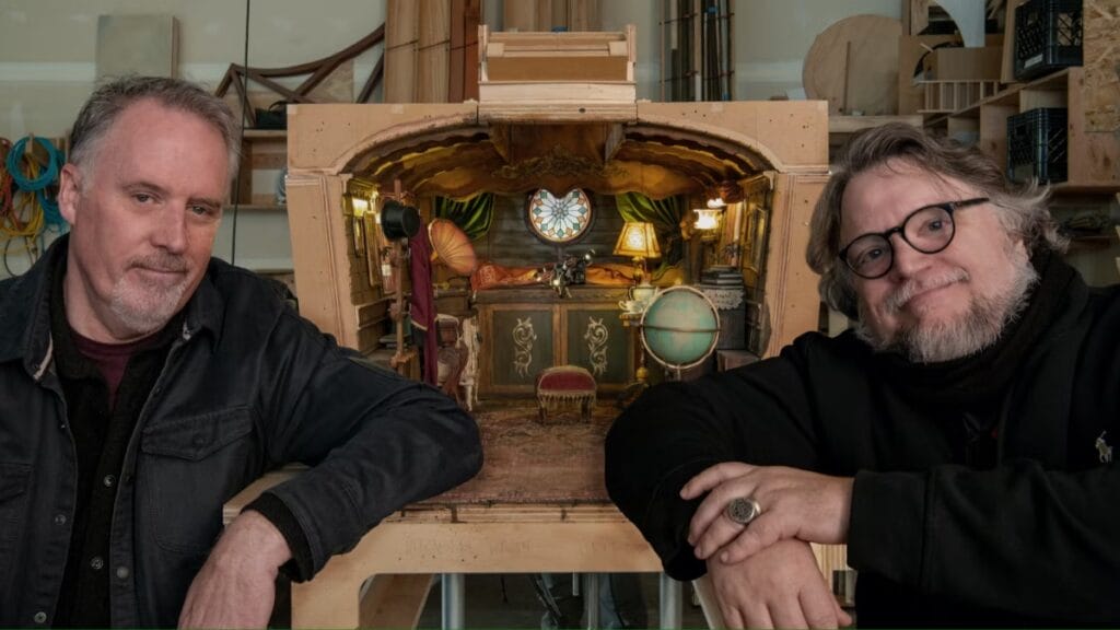 Guillermo del Toro and animator and co-director of Pinocchio Mark Gustafson, who died yesterday