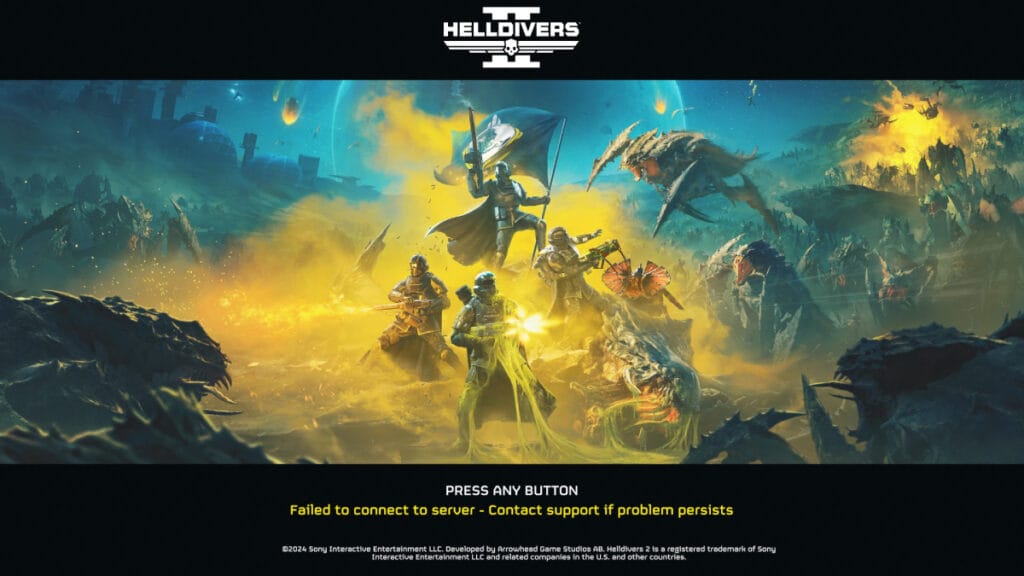 Helldivers 2 Loading Screen