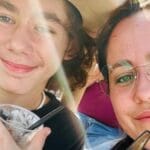 Jenelle Evans and son Jace before their back and forth with CPS