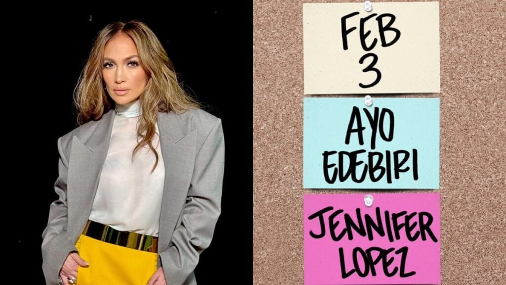 Jennifer Lopez and SNL cork board Ayo Edebini