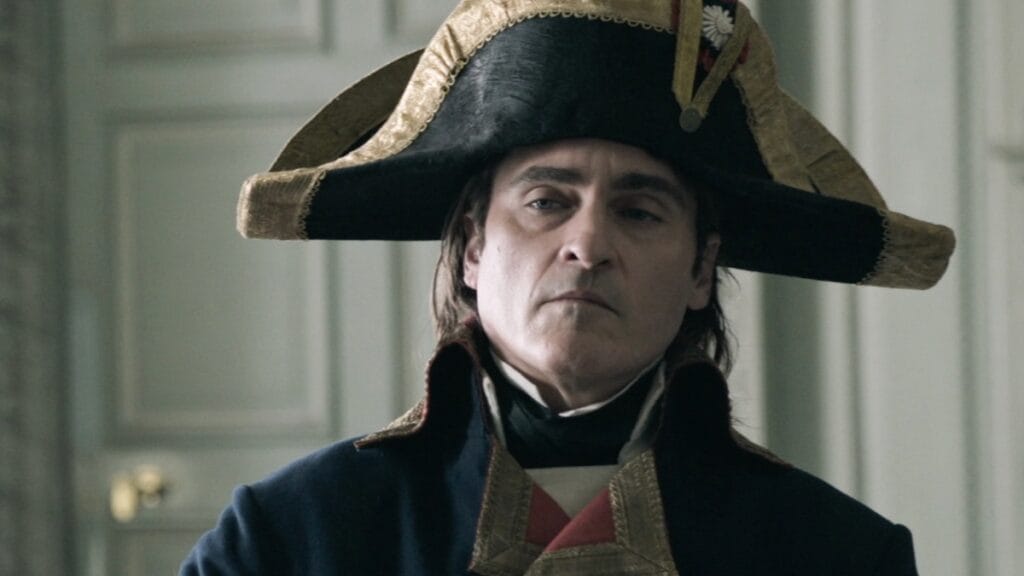 Joaquin Phoenix as Napoleon Bonaparte 