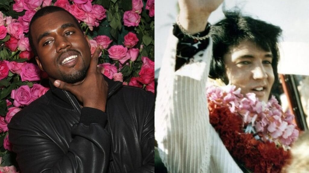Kanye West and Elvis Presley