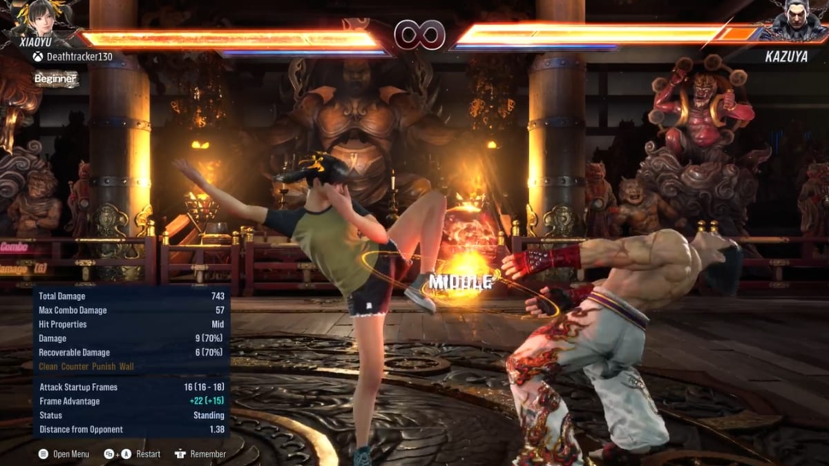 Tekken 8 screenshot showing up on the dashboard on PS5 startup