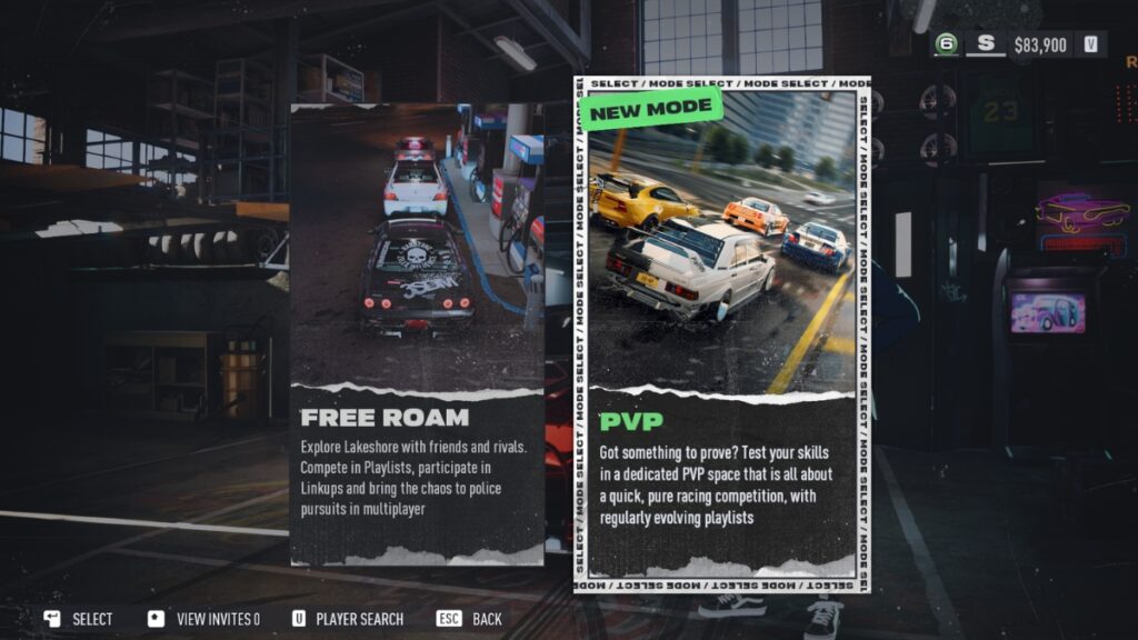 PvP Game Mode in NFS