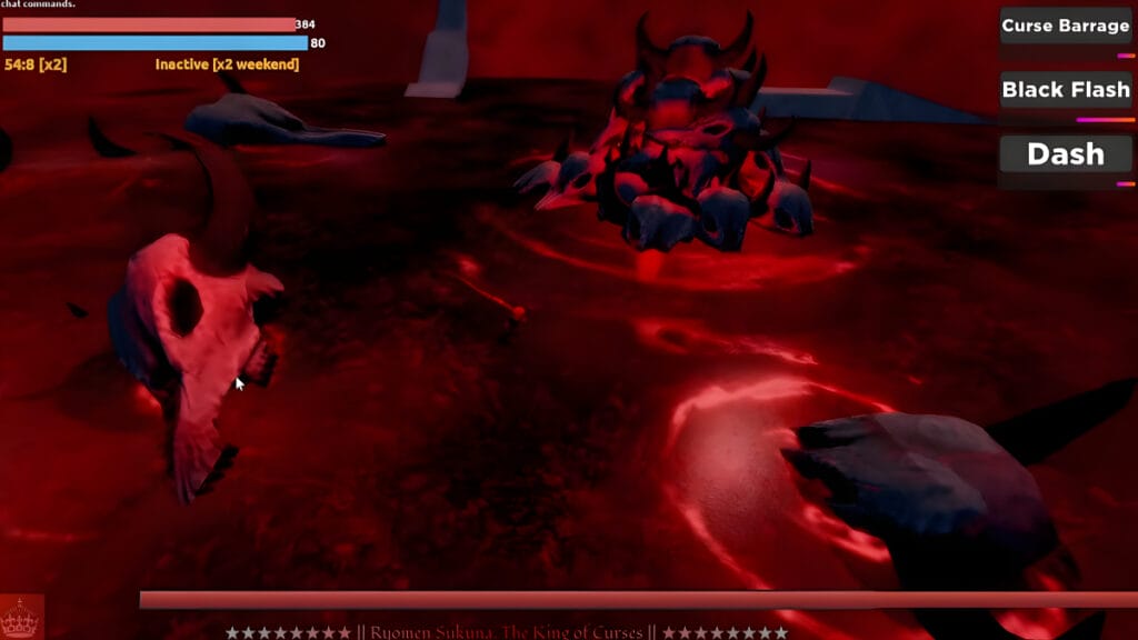 The large skulls and other debris that can help you beat Sukuna in Sakura Stand