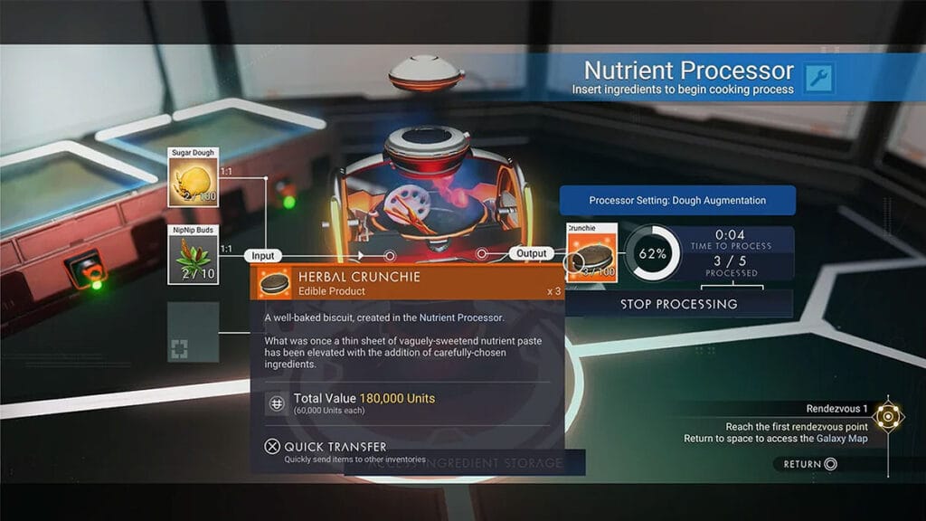 All Biscuit and Cookie Recipes in NMS