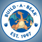 The Build-A-Bear logo modified with a Charizard