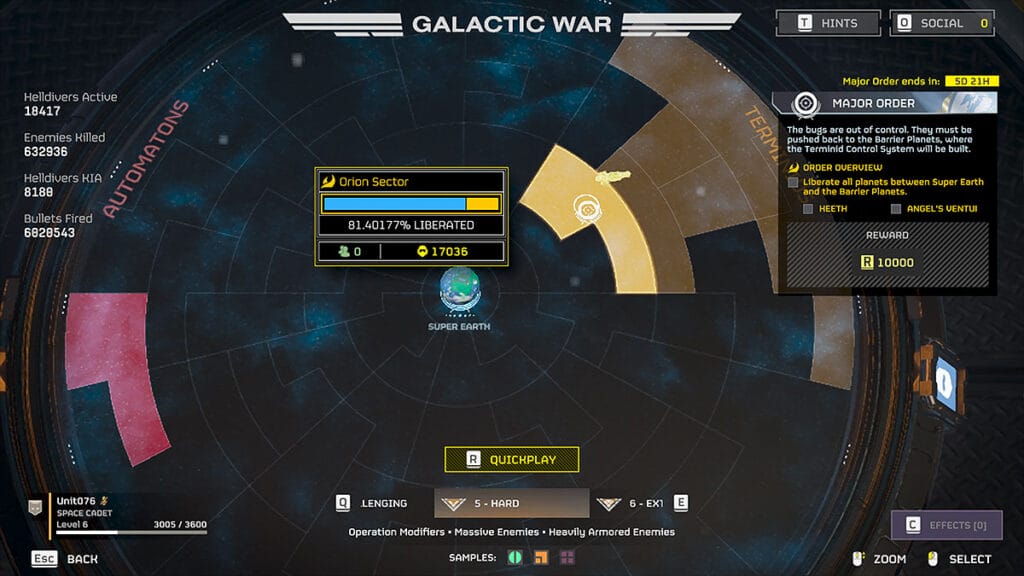 Как работает Галактическая война в Helldivers 2