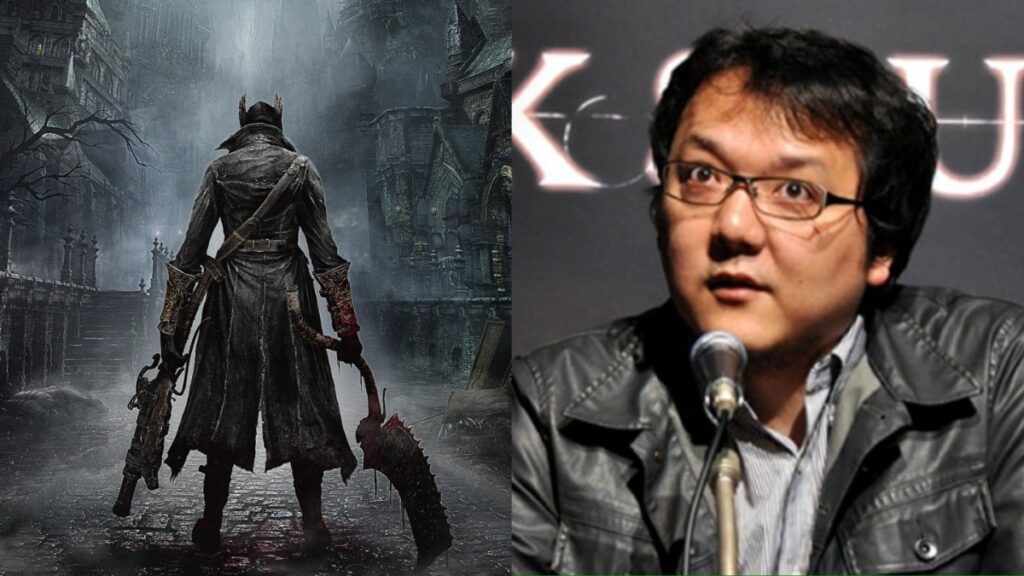 FromSoft exec Hidetaka Miyazaki (right) discusses Bloodborne remake