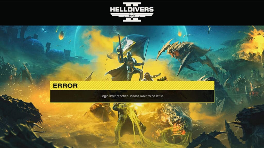 Can You Fix the "Login Limit Reached" in Helldivers 2? Answered