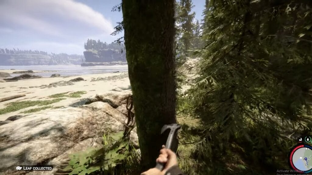 Chopping Trees in Sons of the Forest