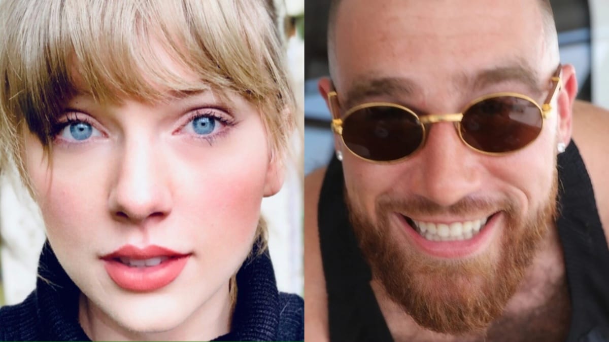 Taylor Swift and Travis Kelce.