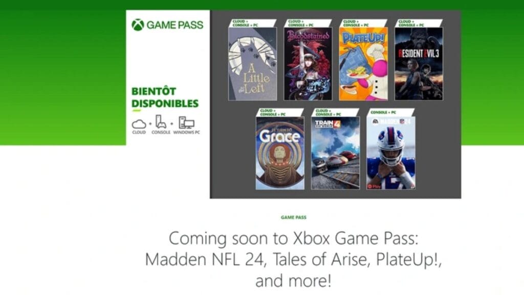 Tales of Arise Xbox Game Pass leaked 