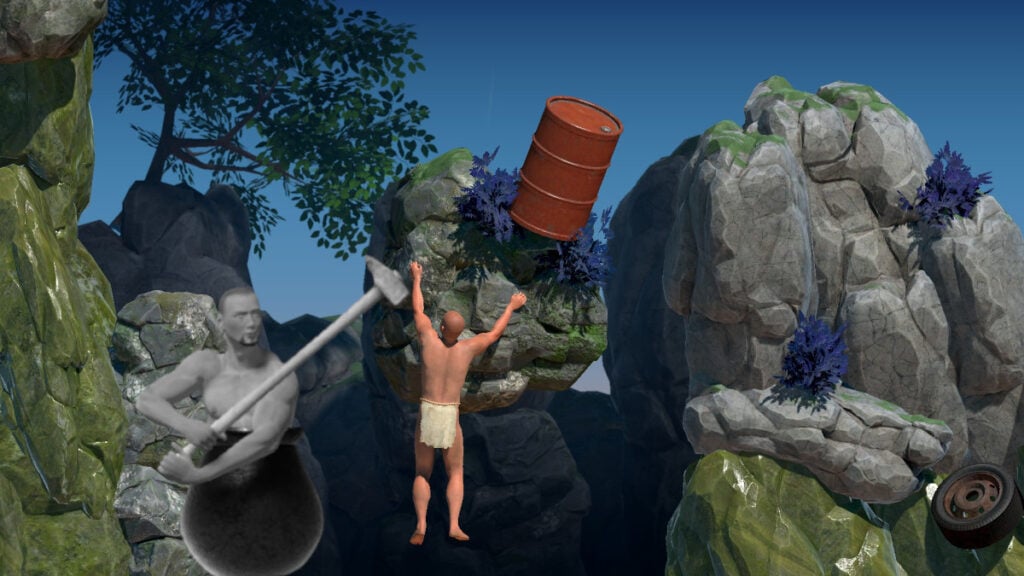 A Difficult Game About Climbing Getting Over It