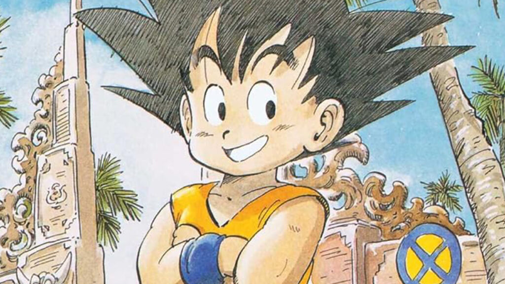 Goku, as drawn by Akira Toriyama for the cover of the third volume of the Dragon Ball manga.