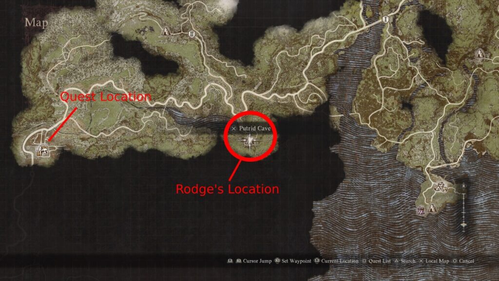 Rodge's Location