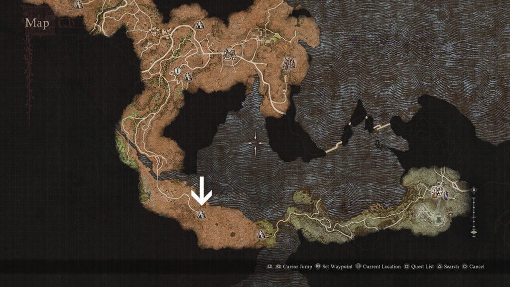 The location of Agamen Volcanic Island. 