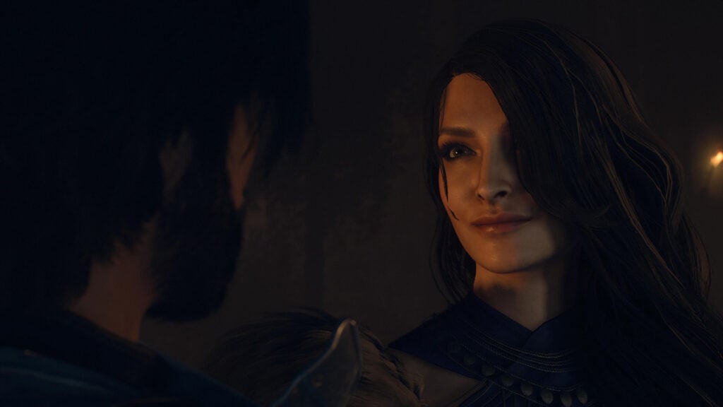 Wilhelmina and the Arisen talk during their first meeting in Dragon's Dogma 2.