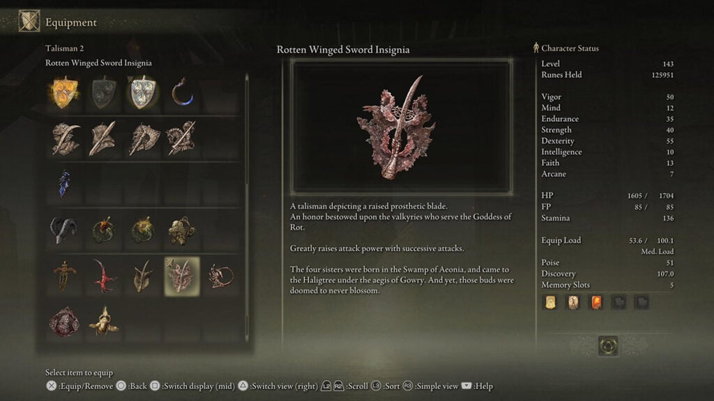 How To Get the Rotten Winged Sword Insignia in Elden Ring