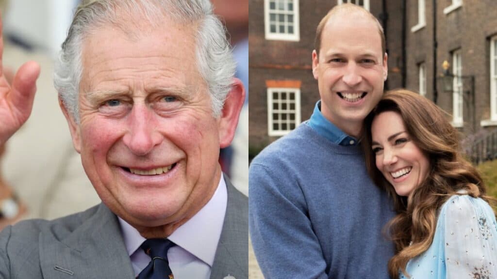 King Charles III, Prince William and Kate Middleton