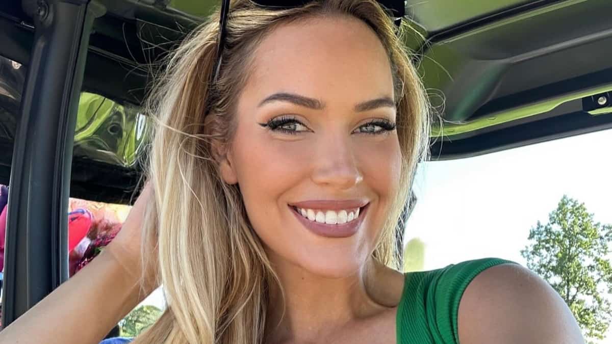 Paige Spiranac All Balls In Skimpy Spandex On The Court