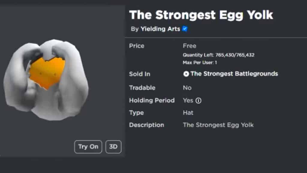 The Strongest Egg Yolk