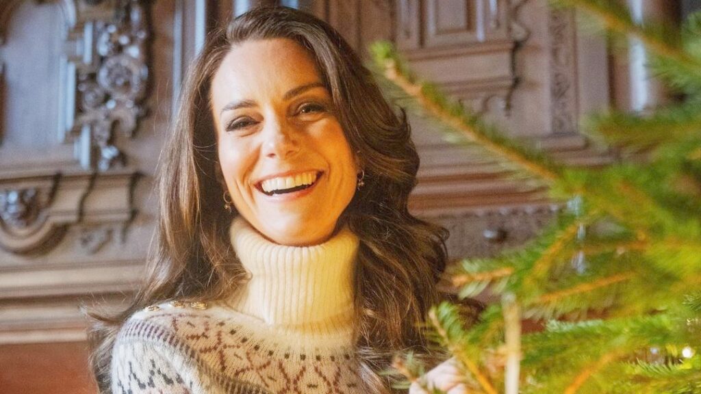 The PPrincess of Wales Kate Middleton at Christmas.