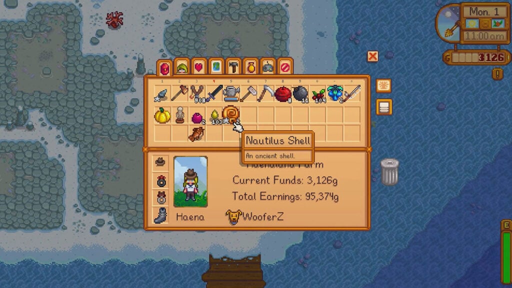 Stardew Valley: Where Can You Find Nautilus Shell? Answered
