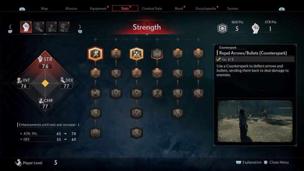 Pay attention to your skill trees in Rise of the Ronin
