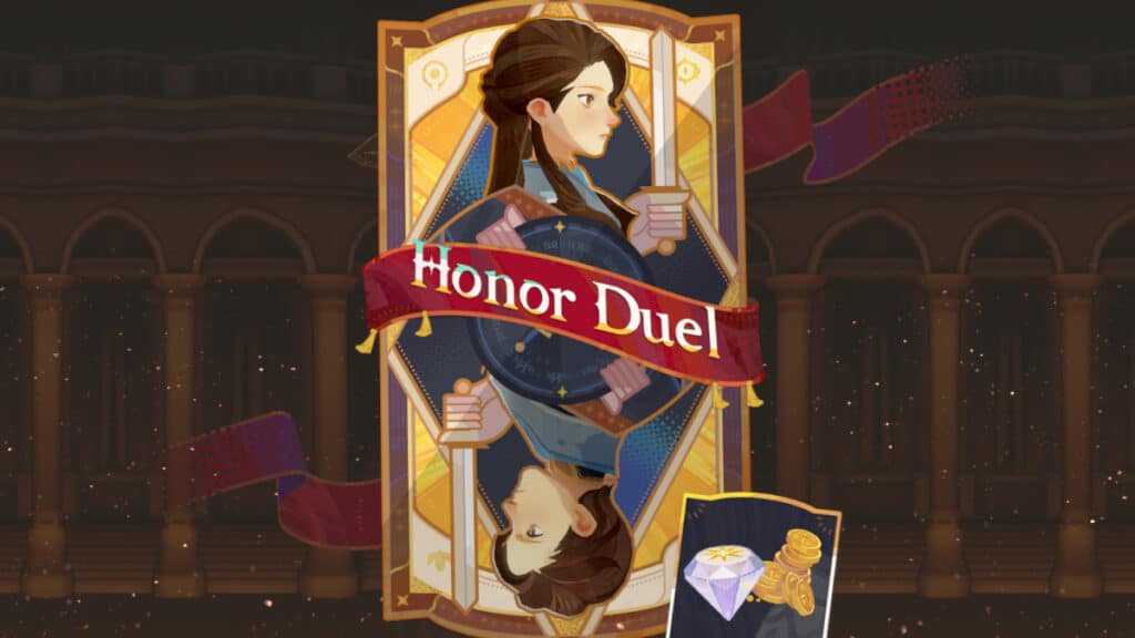 The Honor Duel logo, as showcased in AFK Journey.
