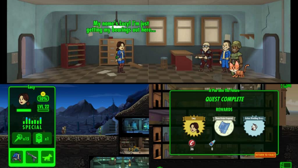 Как разблокировать Люси Маклин в Fallout Shelter