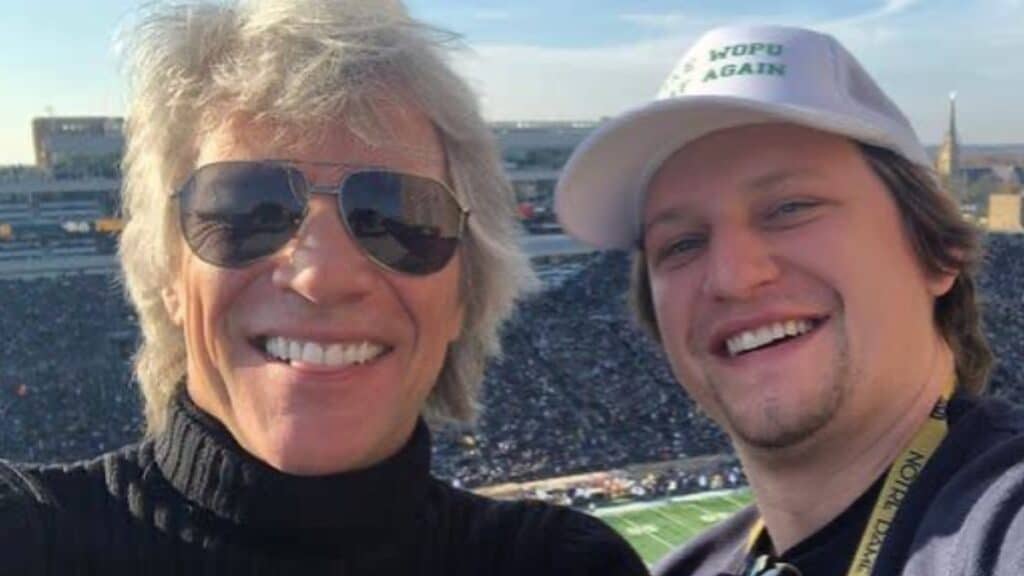 Jon Bon Jovi smiling