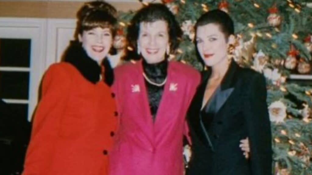 Kris Jenner and sister Karen Houghton with mom Mary Jo Houghton