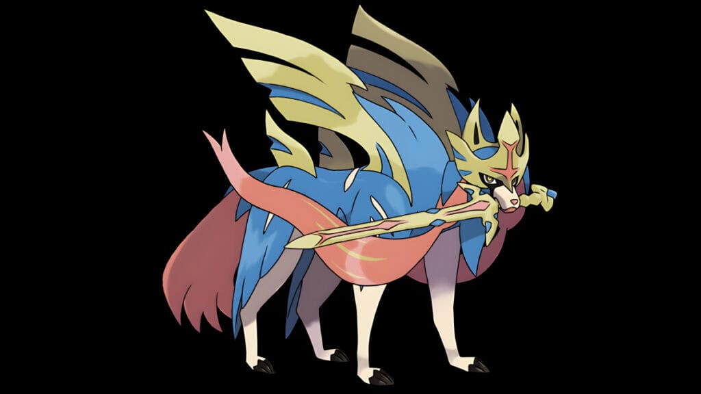 Épée couronnée Zacian, l'un des meilleurs Pokémon légendaires