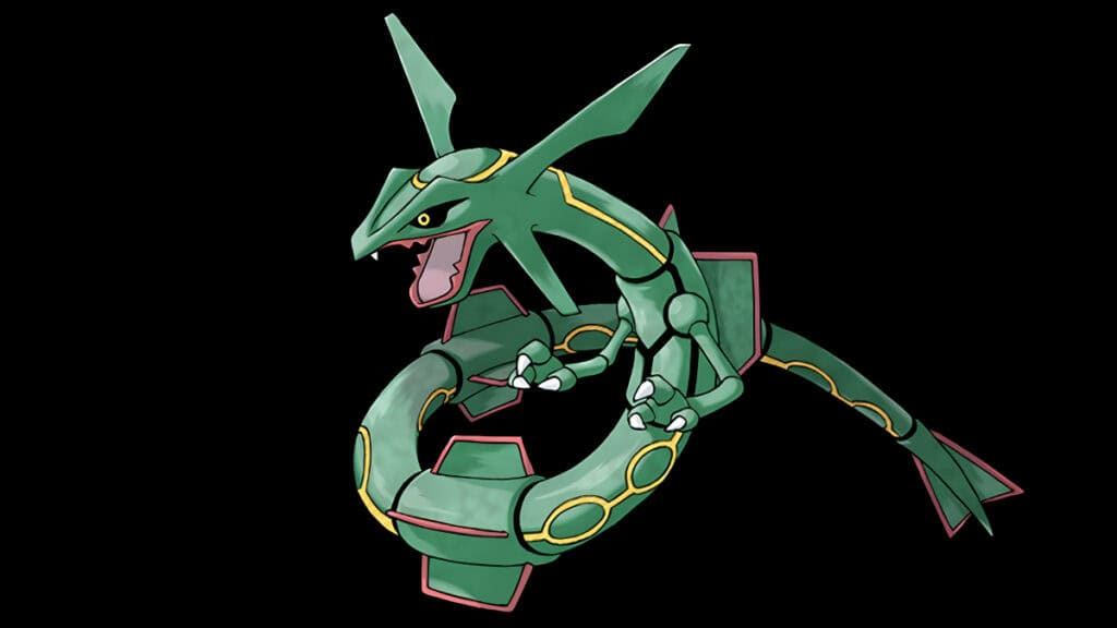Rayquaza, jeden z najlepszych Legendarnych Pokemonów