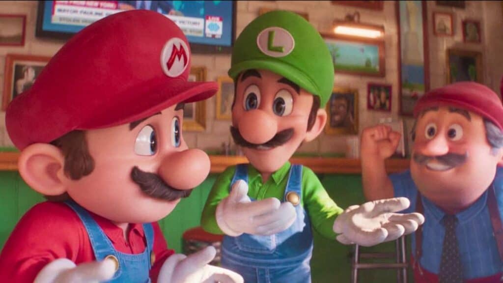 The Super Mario Bros. Movie, Mario and Luigi, video gamer movie