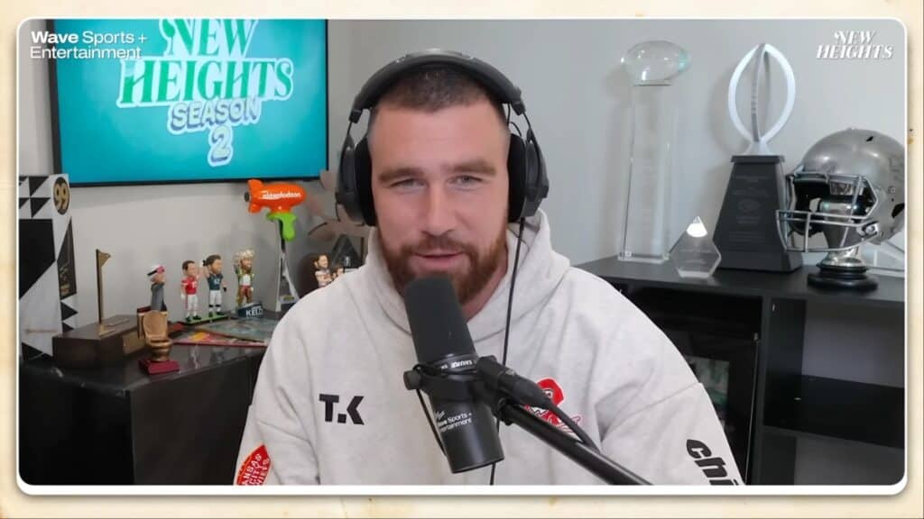 Travis Kelce on New Heights Podcast