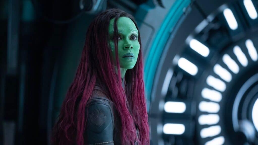 Zoe Saldaña as Gamora