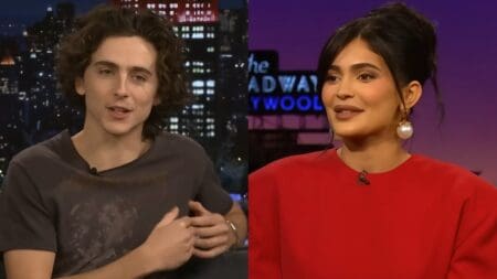 Timothee Chalamet and Kylie Jenner.