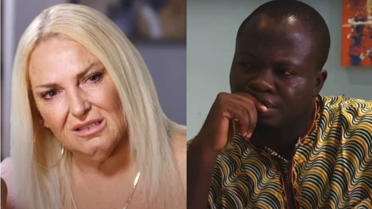 Майкл Илесанми из 90 Day Fiance возится с головой Анджелы Дим