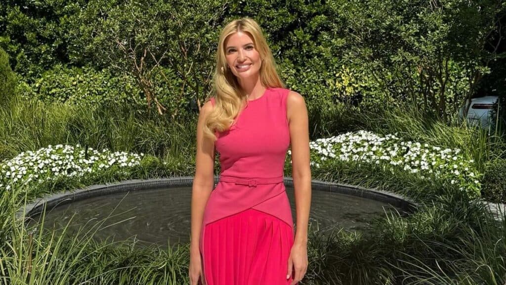 Ivanka Trump in Skimpy Little Red Number Distracts From Dad’s Legal Troubles