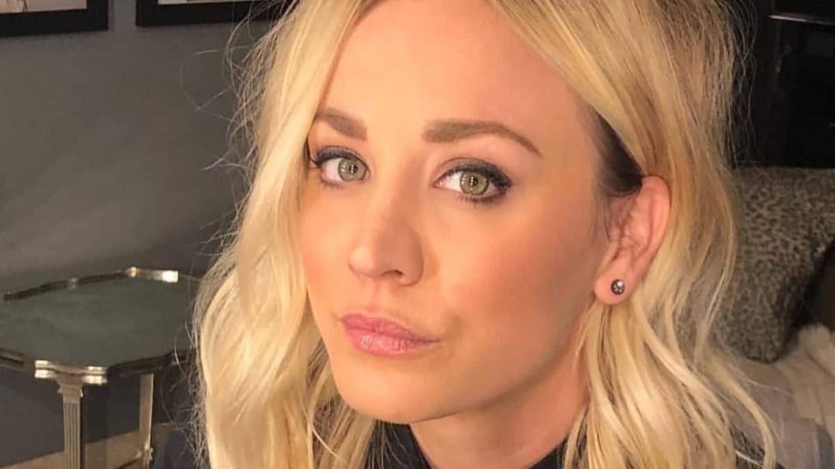 Kaley Cuoco Warned Towel May ‘Fall Off’ In Bathroom Video