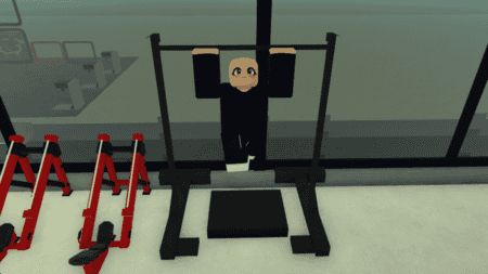 Pull Up Bar in Roblox Untitled Gym Game