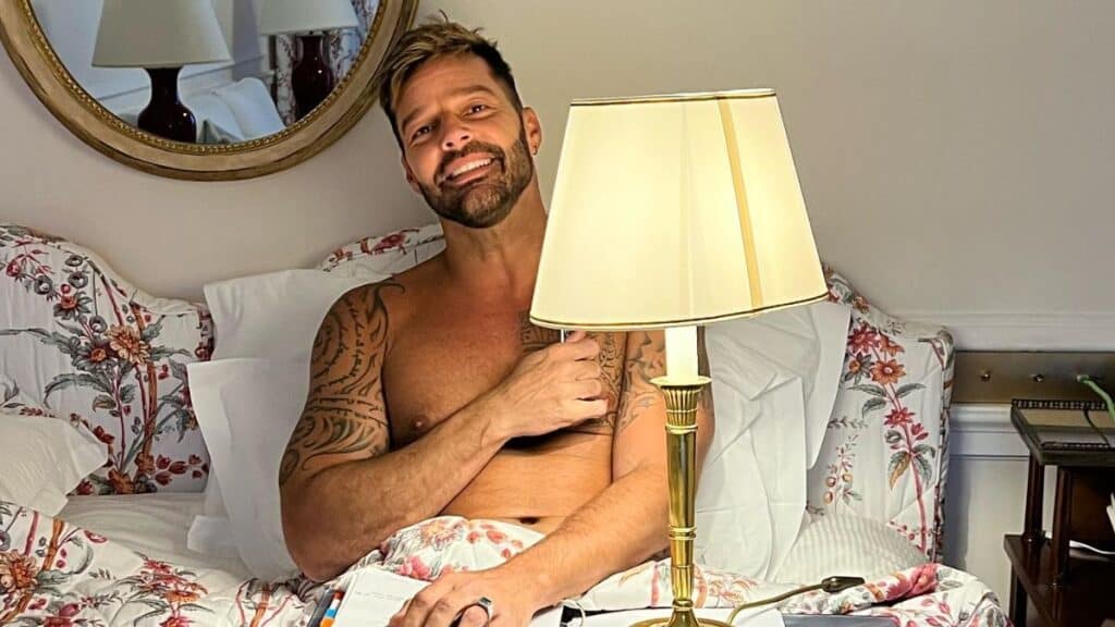 Ricky Martin Gives 'Britney Vibes' In Almost-nude Thirst Trap