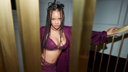 Rihanna in nude lingerie, Rihanna and A$AP Rocky