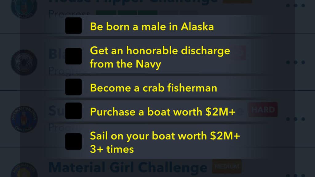 BitLife: Seaman Challenge Tasks