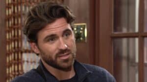 The Young and the Restless star Conner Floyd as Chance Chancellor in a scene from the CBS soap opera.